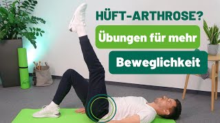 HüftArthrose Die 2 einfachsten Übungen für mehr Beweglichkeit [upl. by Naujud]