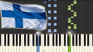 Säkkijärven Polkka Piano Tutorial Synthesia [upl. by Larred]