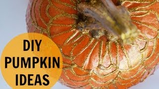 HOW TO Pumpkin Decorating Ideas amp Tips [upl. by Kerrill]