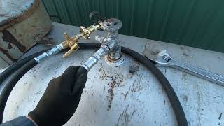 Filling Up my LP Grill Cylinder From My Propane Tank [upl. by Lavoie]