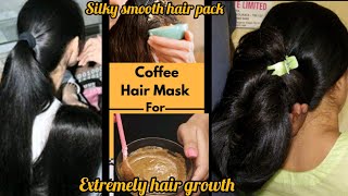 coffee for hair growth and strong hair pack loss and dry hair remove pack long silky [upl. by Frieder]