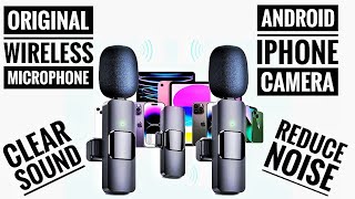 Original Wireless Microphone  Duel Microphone Sound Quality  মাইক্রোফোন বিস্তারিত  Android IPhone [upl. by Gerta796]