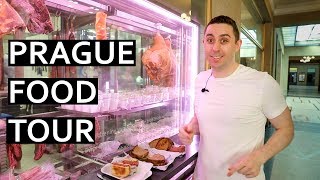 Prague Food Tour Traditional Czech Food in Prague Czechia [upl. by Nirrak]