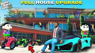 GTA 5  Franklin Shinchan amp Pinchan New Big Ultra Premium Luxury House Upgrade GTA 5 [upl. by Sailesh984]