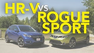 2018 Nissan Rogue SportQashqai vs Honda HRV Comparison [upl. by Lundquist]