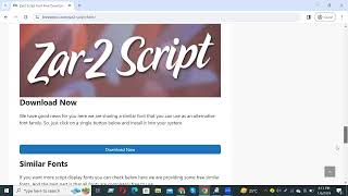 How to download and install Zar2 Script Font Free Download viral trending [upl. by Frances422]