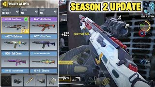 M21 Ebr Royal Crimson free skin SEASON 2 Update in COD Mobile [upl. by Araiek]