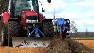 Drainage aanleggen met Inter Drain 1824 T en Case IH Maxxum 125 [upl. by Dragoon921]