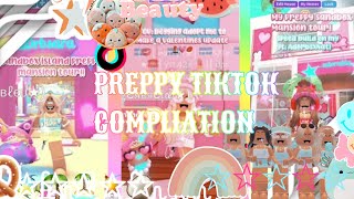 Preppy TikTok Compilation 🌈🧁  Preppy Roblox  ShiningStarxRoblox [upl. by Paola175]