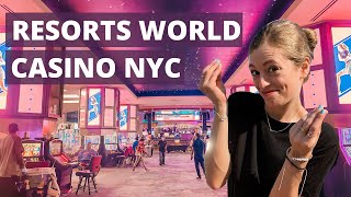 NYC’s First and ONLY Casino  Exploring Resorts World Casino NYC  Hava’s New York [upl. by Eimot]