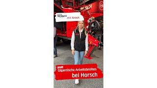 Gigantische Arbeitsbreiten bei Horsch  Agritechnica mit Anouk 13 [upl. by Beekman]