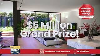 Final deadline for the Royal Melbourne Hospital Home Lottery [upl. by Ycnaf]