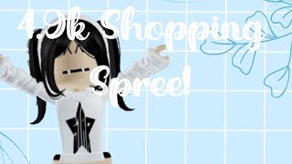 49k roblox shopping spree Tysm mom and dad [upl. by Dorise33]