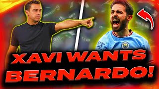 DID BERNARDO JUST ACCEPT BARCELONAS OFFER XAVI HEATING UP FOOTBALL TRANSFER NEWS [upl. by Libenson378]