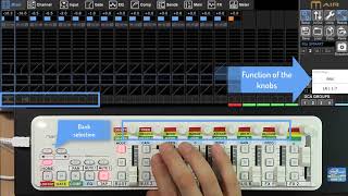 XR18 controlled with OsiMIDI Stage  Korg nanoKONTROL2 [upl. by Nilrem749]