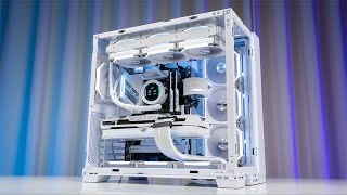 「4K」 Lian Li Pco11 Evo White Build Pc  Intel i912900k  Rog RTX 3090 White  Builder pc [upl. by Schulman]