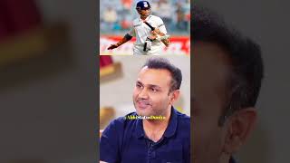 Virender Sehwag 😳 talking about Sachin Tendulkar first encounter  shorts cricket youtubeshorts [upl. by Hctim745]