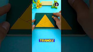 Can U Solve Triangle Tangram Puzzle shorts puzzle [upl. by Enaj]