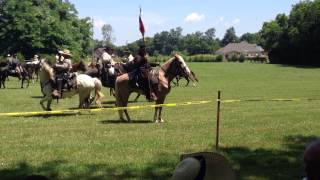 2014  Nathan Bedford Forrest Boyhood Home Reunion  Cavalry Action 1 [upl. by Haon706]