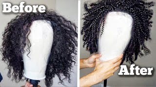 How to Restore a Synthetic Curly Wig [upl. by Giavani176]