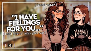 ASMR best friend asks you out f4f sapphic romance friends to lovers [upl. by Weisbart]