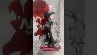 AFRO SAMURAI  GONZO afrosamurai shorts samurai anime statue organic shorts foryou [upl. by Cha]