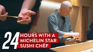 24 Hours With A Michelin Star Sushi Chef Sushi Kimura [upl. by Dulciana]