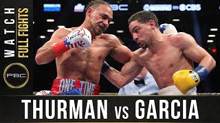 Thurman vs Garcia FULL FIGHT March 4 2017  PBC on Showtime [upl. by Hgielime79]