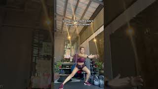 Legs with a touch of upper body fullbodyworkoutathomeforbeginners motivation [upl. by Llerut]