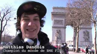 Golden Challenges Matthias Dandois Défi Pro Bmx ChampsElysées [upl. by Elenore]