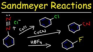 Arenediazonium Salts With Diazo Coupling and Sandmeyer Reactions [upl. by Annaegroeg19]