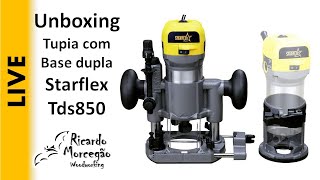 UNBOXING  Tupia com Base Dupla Starflex TDS850  Live [upl. by Nedaj]