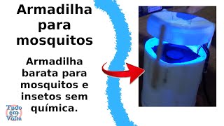 Armadilha para mosquitos de LED capturar insetos dengue zika aedes aegypti chikungunya pernilongo [upl. by Ahsirpac11]