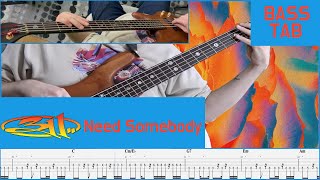 311  Need Somebody  Bass Tab  Cover  Lesson  Tuition [upl. by Holle939]