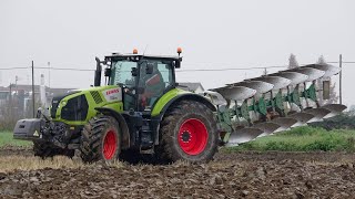 Claas Axion 850  Esavomere Pietro Moro [upl. by Yentruoc]