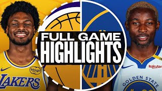 LAKERS at WARRIORS  NBA PRESEASON FULL GAME HIGHLIGHTS  October 18 2024 [upl. by Berkly951]