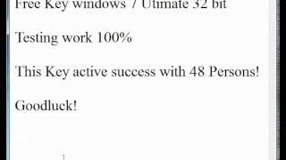 xin key windows 7 utimate 32 bit [upl. by Yblehs]