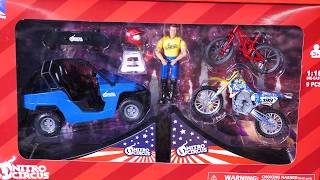 UnBoxing Nitro Circus 118 Scale Playset New Ray Toys Available at ChapMotocom [upl. by Heti]