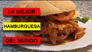 🍔 COMO HACER UNA HAMBURGUESA CASERA DE PREMIO la mejor hamburguesa [upl. by Acilgna]