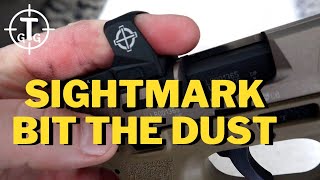 SightMark Mini Shot ASpec Reflex Sight Finally Bit The Dust [upl. by Linnet]