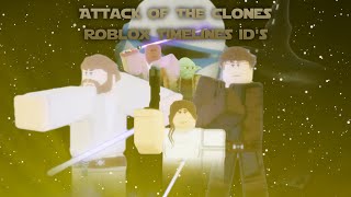 Attack of the Clones Suits  Roblox Timelines ID’s [upl. by Calmas]