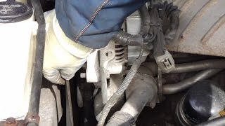 How to check drive belt tightness and adjust it Toyota Camry Years 1991 to 2001 [upl. by Gardie]