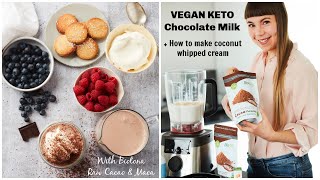 Keto Chocolademelk met Vegan Slagroom [upl. by Crescantia]