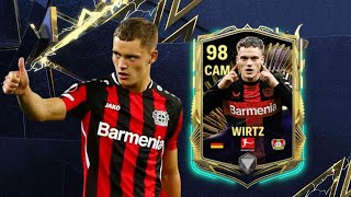 REVIEW WIRTZ TOTS GRL 98  FC MOBILE [upl. by Yhotmit416]