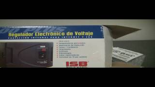 Regulador de voltaje Microvolt inet 1300 Plus [upl. by Lewes750]