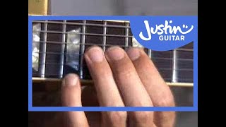 Sweet Child O Mine 1of3  JustinGuitar Original Lessons JGTRSweetChild [upl. by Dulcia]