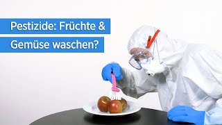 Pestizidrückstände Muss man Früchte und Gemüse vor dem Verzehr waschen [upl. by Abbye332]