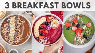 Breakfast Smoothie Bowl Recipes  Subah Saraf  Satvic Movement [upl. by Junette157]