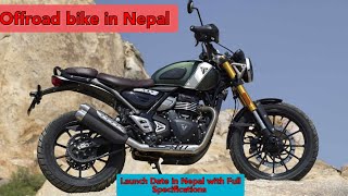 Upcoming Triumph Scrambler 400x offroad bike in Nepal with all specificationsprice and launch date [upl. by Raphaela]