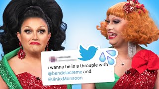 Jinkx Monsoon and BenDeLaCreme Read Thirst Tweets [upl. by Tamar]